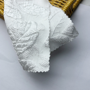 卸売3Dテキスタイル生地花ポリエステルジャカード生地バブルエンボス生地ドレス/シャツ - Product Image 5