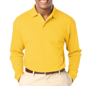 Polo Slim Fit 100% coton T-Shirt Logo personnalisé, uniforme de bureau Design Polo de haute qualité pour hommes - Product Image 6