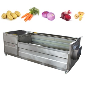 Máquina de Lavado de Frutas y Verduras Industrial Multifuncional de Alta Capacidad con Ahorro de Energía Eléctrica - Product Image 4