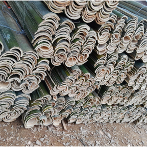 Varillas de Bambú Natural Cortadas por la Mitad para Soporte de Plantas Agrícolas y Construcción de Jardines - Product Image 1