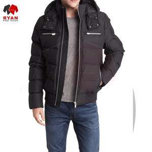 Veste matelassée imperméable et coupe-vent unisexe personnalisée Ryan Pro Gear, coque en nylon/coton, doublure en spandex/polyester, fermeture éclair - Product Image 1