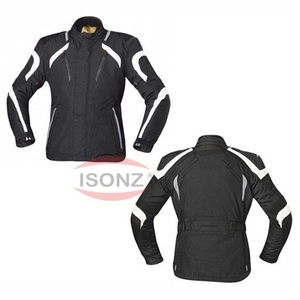 Chaqueta de Motocicleta Unisex de Estilo Nuevo para Turismo de Aventura, Color Gris Negro, Manga Larga, Resistente al Agua, Cortavientos, de Poliéster/Nailon - Product Image 3