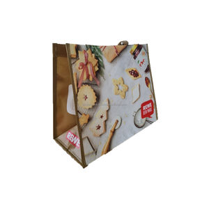 Sac fourre-tout moyen en PP tissé transparent de haute qualité avec poignée, motif logo personnalisé, sac de courses non tissé, ECOBAG Marque VINA en promotion - Product Image 2