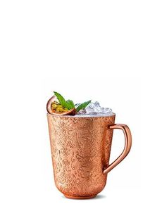 Hammered Moscow Mule Copper mug Tumbler Small/<b>Light</b> Barware for Coffee for Bartenders-Metal Mug kitchenware product - Product Image 2
