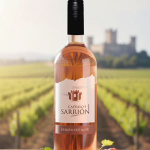 Castillo de sarrion, hoa hồng nửa ngọt, garnacha và tempranillo, rượu vol 11%, cấp Nhập Cảnh, 0,75lt, từ castilla La Mancha. - Product Image 5