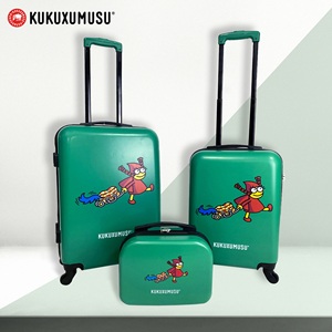 Ensemble de bagages rigides KUKUXUMUSU 3 pièces avec roulettes, vert - Product Image 2