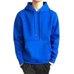 Productos 2024 recién llegados hombres Otoño Invierno con capucha Streetwear manga larga suelta Color sólido con capucha Casual transpirable hombre Sudadera con capucha - Product Image 3