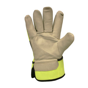 Guantes de soldadura OEM Heat Cow Split cuero guantes de soldadura aprobados guantes de seguridad de protección de manos al por mayor - Product Image 3