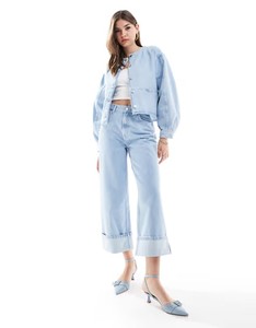 Popular High Quality Casual Women Short Denim <b>Jacket</b> Tops Coat Women Long Sleeve Plus Size Denim <b>Jackets</b> Ripped Denim Outerwear - Product Image 2