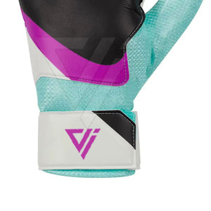 Gants de gardien de but de haute qualité, ajustables, antidérapants, respirants, en latex, avec fermeture auto-agrippante, personnalisables, fabriqués au Pakistan - Product Image 5