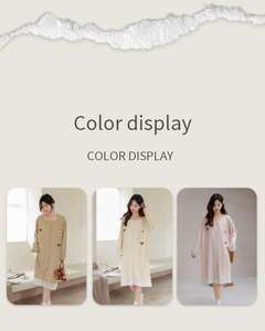 Venta al por mayor directa de fábrica: Suéter de punto de algodón y viscosa con cuello cuadrado, alta elasticidad, manga larga, para mujer, tallas personalizadas, otoño/primavera - Product Image 3