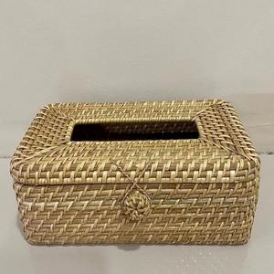 Porte-serviettes en rotin de qualité supérieure avec un design vintage pour la salle à manger, la cuisine, la décoration de table moderne et l'affichage fonctionnel - Product Image 2