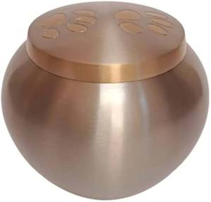 Modern Style Funeral Brass Cremation <b>Urns</b> for Pet Ashes Classic Stylish Small Funeral Supplies Wholesale Pet <b>Urns</b> - Product Image 4