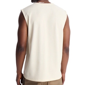 เสื้อกั๊กทรงหลวมแบบยืดได้สี่ทิศทาง ผ้าริบเนื้อหนา 240 กรัม ทรงยาว  สำหรับผู้ชายและผู้หญิง  แบบเว้า  ทันสมัย - Product Image 3