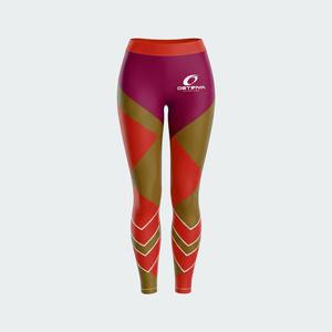 Leggings de sport pour femmes légers et personnalisés de haute qualité, produits tendance avec logo sur la taille, tissu tricoté - Product Image 2