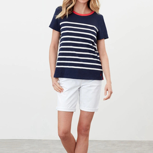 Camisetas Casuales de Algodón 100% Personalizadas con Cuello Redondo de Alta Calidad para Mujer, Tejido de Lona, Secado Rápido, Transpirables, para Otoño - Product Image 1