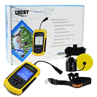 Détecteur de poissons Lucky FFC-1108-1 avec transducteur filaire |   Portée de 100 m (328 pi), rétroéclairage LED pour la pêche en mer, en rivière et en lac (OEM)