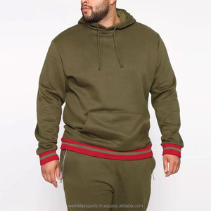 Đồ thể thao mùa đông bán buôn, áo khoác hoodie cotton thiết kế tùy chỉnh, bộ đồ thể thao hai mảnh kiểu jogger, thiết kế phối màu nam - Product Image 5