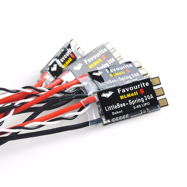 Hot selling FPV parts FVT 20/30A 2~4S Lipo Mini Drone Brushless ESC for FPV Multicopter Quadcopter Aircraft Drone accessories