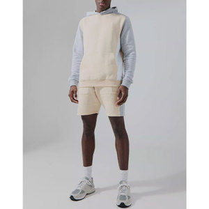 Conjunto corto de verano hecho a medida para hombre, ropa informal de retazos transpirable, diseño de moda recién llegado - Product Image 1
