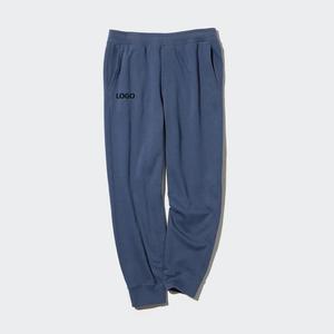 Latest Model Custom Embroidery Logo Loose Flare Sweatpants Plain Cargo <b>Pockets</b> Cotton Fleece <b>Trousers</b> for Casual Running Sports - Product Image 2