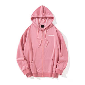 Sudaderas con capucha de algodón 100% para hombre, el mejor diseño de cremallera de invierno a la moda con logotipo personalizado para adultos, patrón sólido - Product Image 1