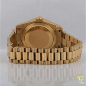 นาฬิกาเพชรสีทองล้วนสำหรับผู้ชายนาฬิกาเพชรสำหรับปลูกในห้องทดลองดีไซน์หรูหรา - Product Image 4