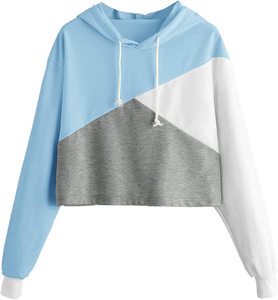 เสื้อฮู้ดครอปผู้หญิงแบบสวมใส่สบายสำหรับฤดูหนาว - Product Image 2