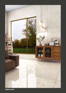 Azulejos de porcelana con acabado liso de 60X60CM producidos para interiores refinados que requieren geometría equilibrada y consistencia estructural. - Product Image 1