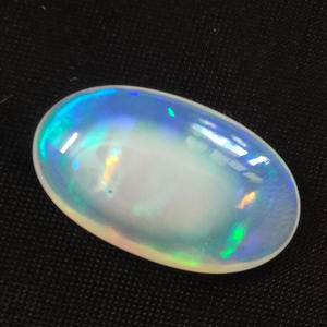 ธรรมชาติโอปอลเอธิโอเปีย22X12มม. Cabochon รูปไข่7.9 Cts ของแท้โอปอล Cab สำหรับเครื่องประดับที่เต็มไปด้วยไฟสีขาวโอปอลอัญมณี Cab - Product Image 1