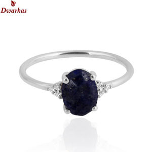 Anillos de piedras preciosas de alta calidad Dwarkas, plata de ley 925, con incrustaciones de ojo de tigre, diseño unisex de lujo, caja de regalo certificada - Product Image 4