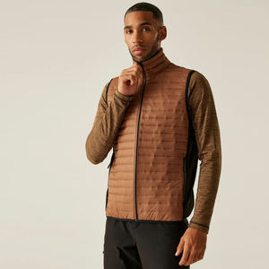 Gilet bouffant de meilleure qualité pour adulte, couleur marron, extérieur, sans manches, fermeture éclair, polyester, coupe-vent, gilet bouffant pour homme - Product Image 4