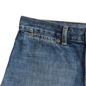 Pantalones Cortos Bermuda de Lona de Algodón Azul Casual para Hombre, de Cintura Alta Elástica, Vaqueros Lavados, de Secado Rápido, con Logotipo Personalizado 2026 - Product Image 5