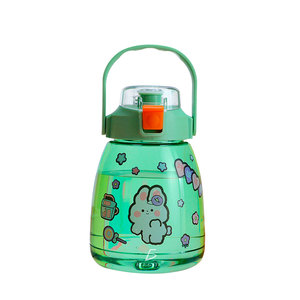 Borraccia Sportiva Motivazionale da 1,3 Litri con Misurino, Adesivi, Coperchio con Cannuccia e Cinghia per Uso Esterno - Product Image 2