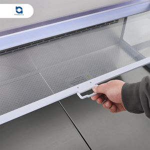 Congelador de puerta de vidrio comercial con iluminación LED, cortina de aire, vidrio de doble capa, enfriamiento rápido y sistema R290 - Product Image 5