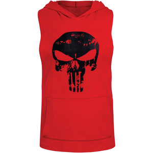 Sudadera con capucha sin mangas personalizada de alta calidad 100% algodón transpirable gimnasio entrenamiento tanque elegante con capucha Fitness ropa deportiva - Product Image 1