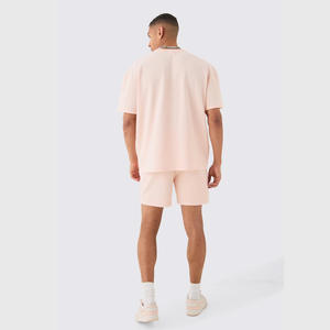 Pantalones cortos para correr de calle para hombre con estampado personalizado 100% poliéster 300 + GSM Terry Fleece 5 pulgadas entrepierna patrón sólido Streetwear - Product Image 3