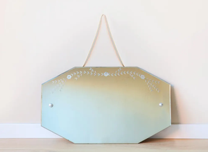 Miroir mural floral antique personnalisé, miroir de décoration artistique avec cordon de suspension, miroir de décoration de luxe à vendre - Product Image 3