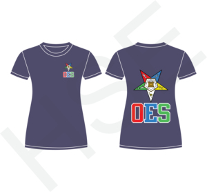 T-shirt pour femme OES avec bordure de flamme multicolore, tendance, décontracté pour l'été - Product Image 3