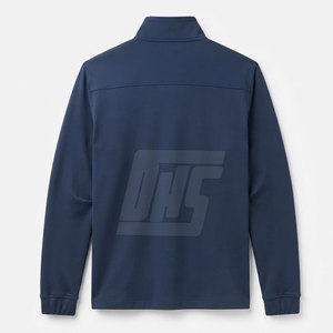 Outdoor <b>Men</b> Quarter Zip Pullover <b>Lightweight</b> Long Sleeve Sports Training <b>Jacket</b> Running Fitness Gym Athletic Performance Top - Product Image 2