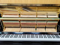 Yamahas U30BL Black Japan Used Upright Piano Full Tone Responsive Keys Durable Stable Global Bestseller