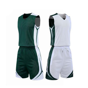 Vente en gros d'uniformes de basket-ball personnalisés 100% en polyester pour hommes, maillots réversibles respirants sublimés, logo de haute qualité OEM/ODM - Product Image 5
