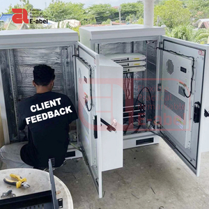 Đa Kích thước IP65 ngoài trời trung tâm dữ liệu viễn thông mạng điện bao vây Tủ pin ngoài trời Tủ mạng - Product Image 1