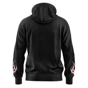 Sudadera con Capucha para Hombre OEM 2026, Diseño Vintage con Estampado Digital, 100% Algodón, Invierno, Color Negro, Teñido en Prenda, Peso Pesado, Fabricada por Triotake Industry - Product Image 2
