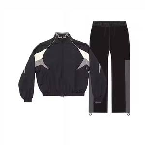 Travail professionnel à la demande du client ensemble coupe-vent pour hommes respirant imprimé vêtements de plein air vêtements de fête conceptions personnalisées pour les hommes - Product Image 1