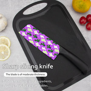 Couteau de chef en céramique de haute qualité, manche en plastique imprimé fleurs, outil de cuisine durable, compatible lave-vaisselle, vente en gros d'usine, livraison rapide - Product Image 5