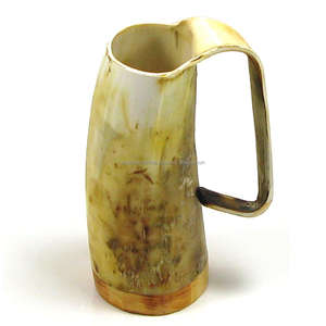 Colored Antique Drinking Design Cow Horn <b>Mug</b> for Beer Drinking Indoor Decor Unique Material Design Drinking <b>Mug</b> - Product Image 4