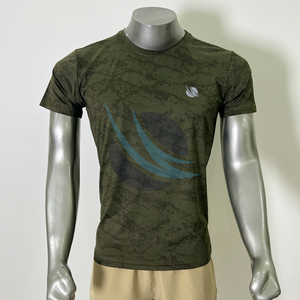 Camisetas de Poliéster con Estampado por Sublimación Personalizado OEM, Camisetas Deportivas de Secado Rápido, Camisetas de Manga Corta para Hombre de Alta Calidad, Diseño Sólido - Product Image 1