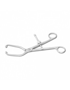 Pinzas de sujeción ósea de acero inoxidable manuales para cirugía ortopédica con bloqueo giratorio pélvico - Product Image 2