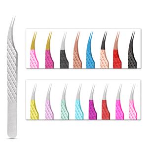 Pince à cils professionnelle en acier inoxydable de haute qualité, pointe pointue, facile à utiliser pour outil de beauté en couches minces épaisses, vente en gros - Product Image 5